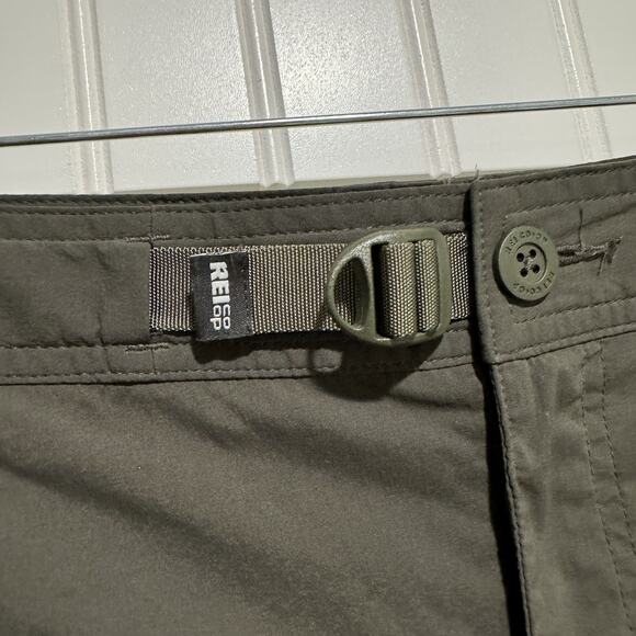 REI Co-op Sahara Convertible Cargo Pants Olive Greens Plus Size 22W - Picture 3 of 8
